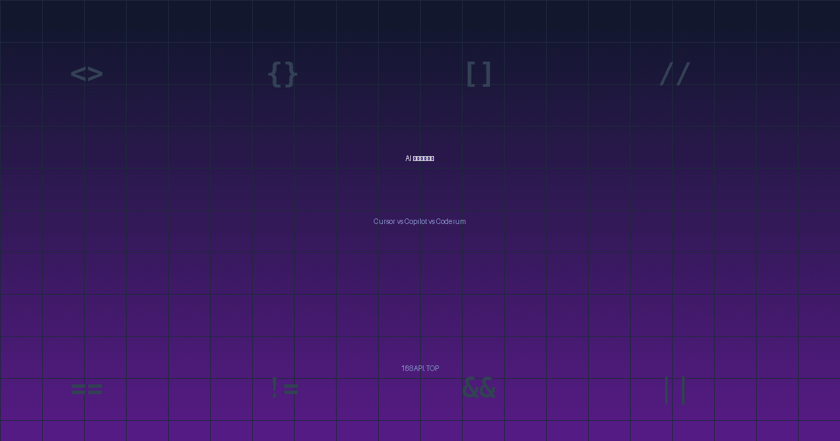 AI 编程助手大战:Cursor、Copilot、Codeium 谁更适合你?